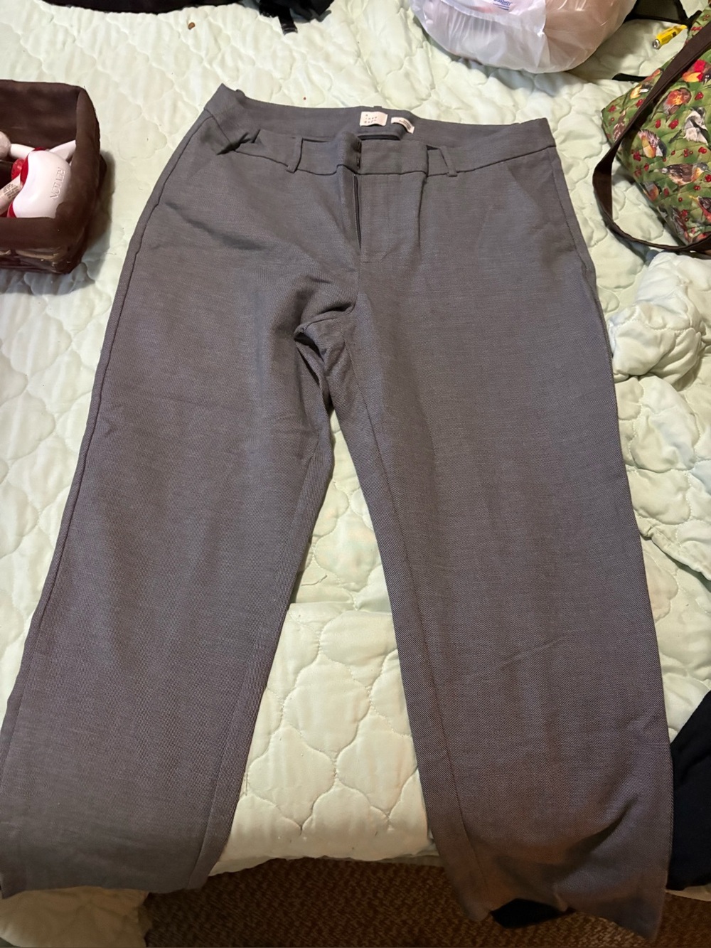 Ann Taylor LOFT skirt & Gray women’s Dress Pants - Straight Tailored Fit